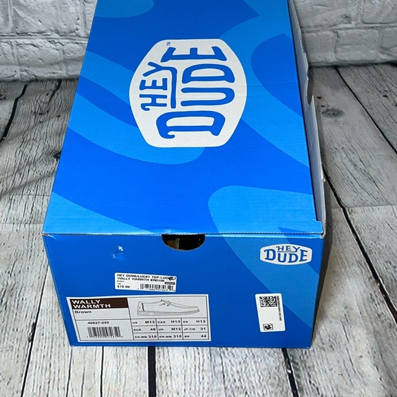 Hey Dude Wally Warmth Brown Slip On Shoes MENS Size 13 - Picture 2 of 6